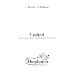 I PALPITI (G. ROSSINI - N. PAGANINI) Trascrizione per violino e orchestra d'archi [PDF]